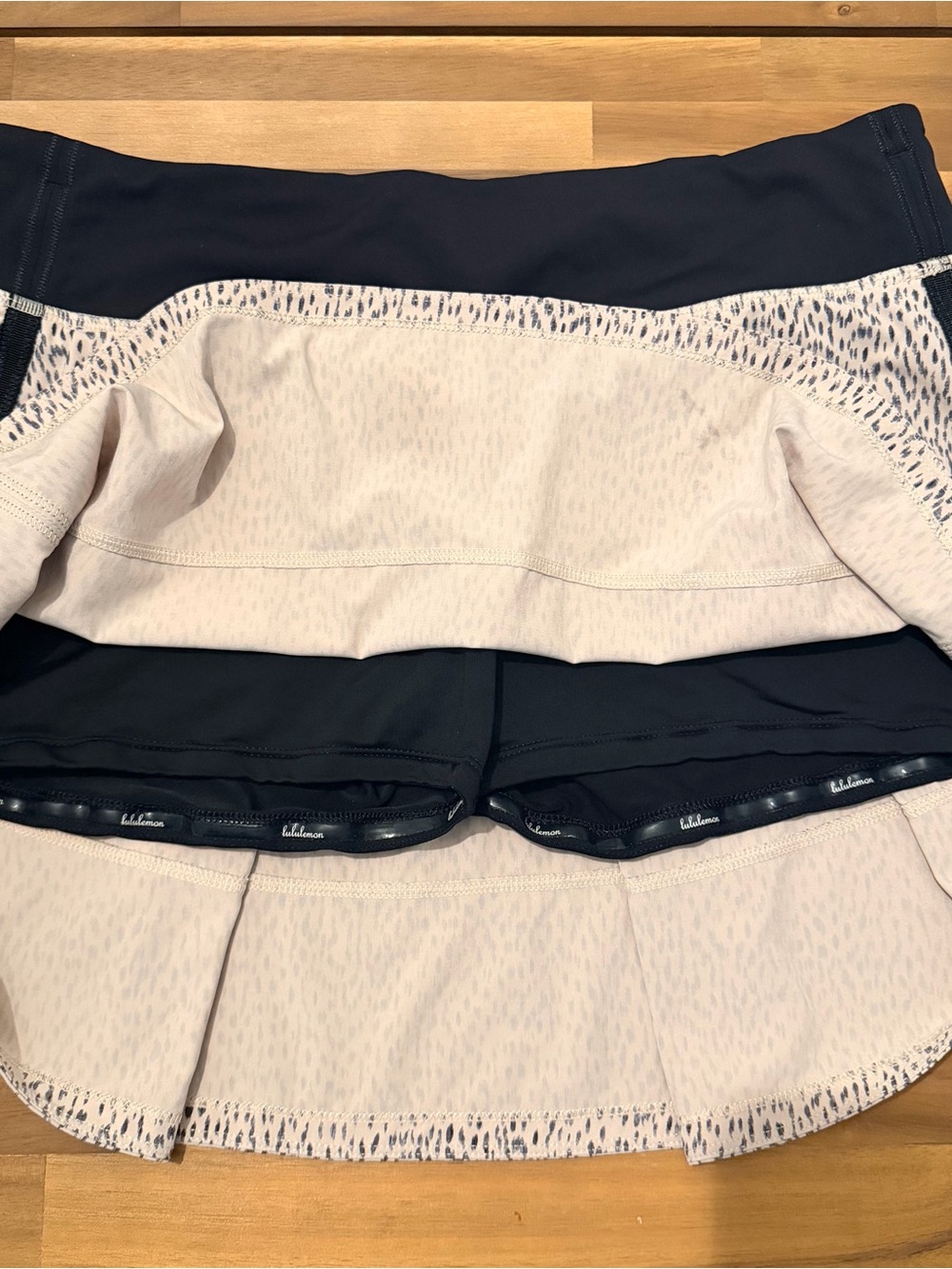 Lululemon Pace Rival II Skirt Dottie Dash Grain Size 8 - Picture 6 of 11
